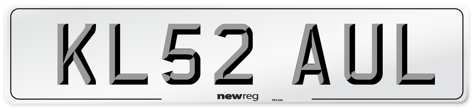KL52 AUL Number Plate from New Reg